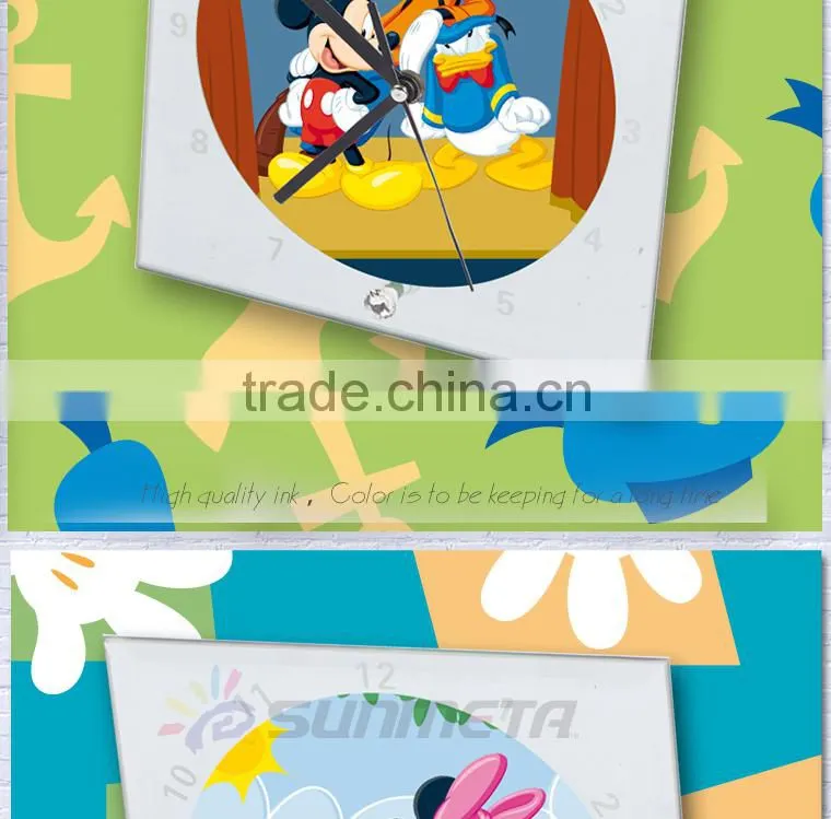 High Quarlity Sublimation Glass Photo Frame can be used for clock