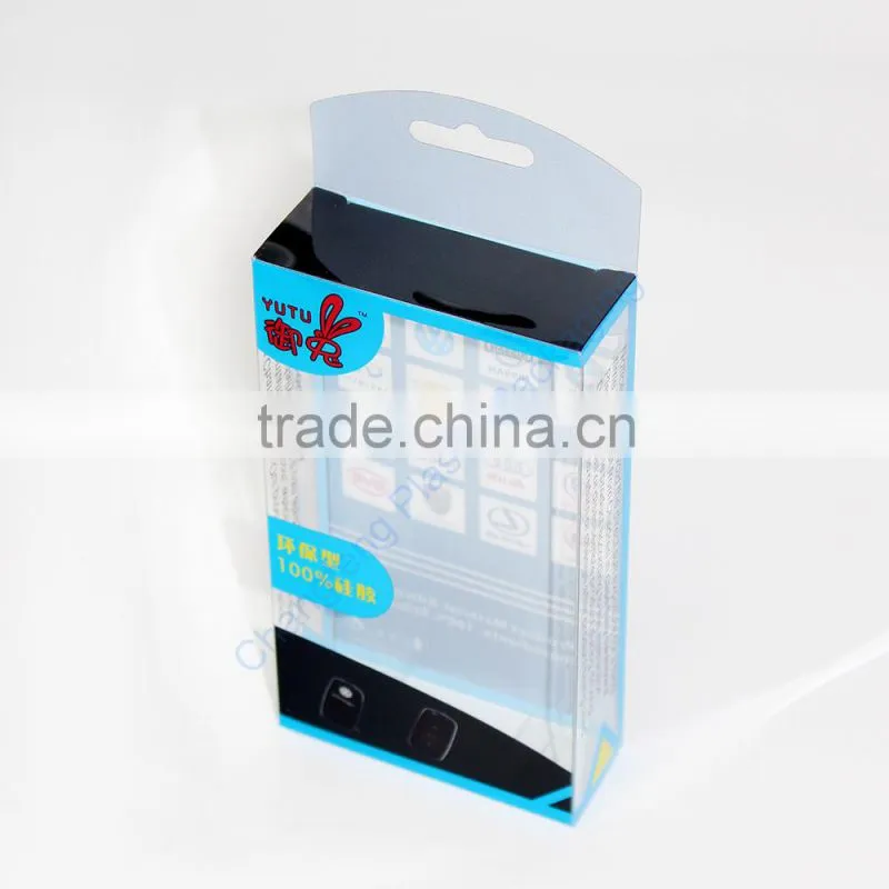 Creative Custom Design Clear Plastic Cell Phone Packaging Box