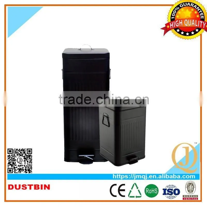 20L metal foot pedal dustbin for waste office waste Garbage Bin For Sale