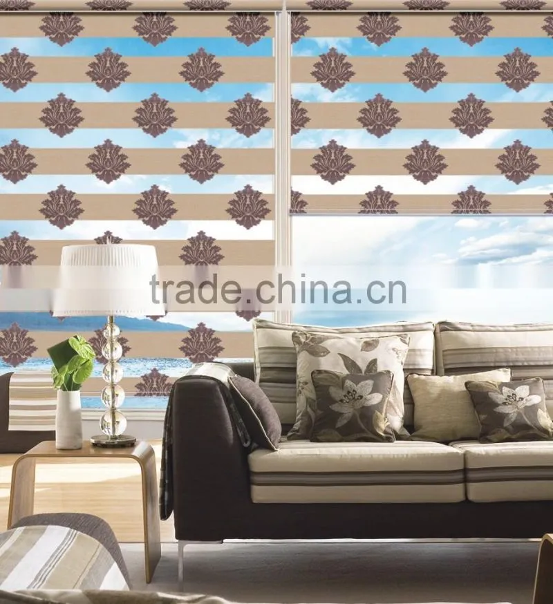 BEST SELLER FASHIONABLE Horizontal ZEBRA BLINDS FABRIC