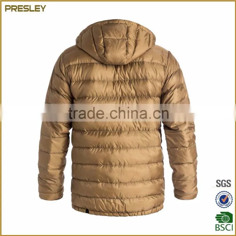 Presley oem hot sale high quality winter 100%polyester men's cotton coat
