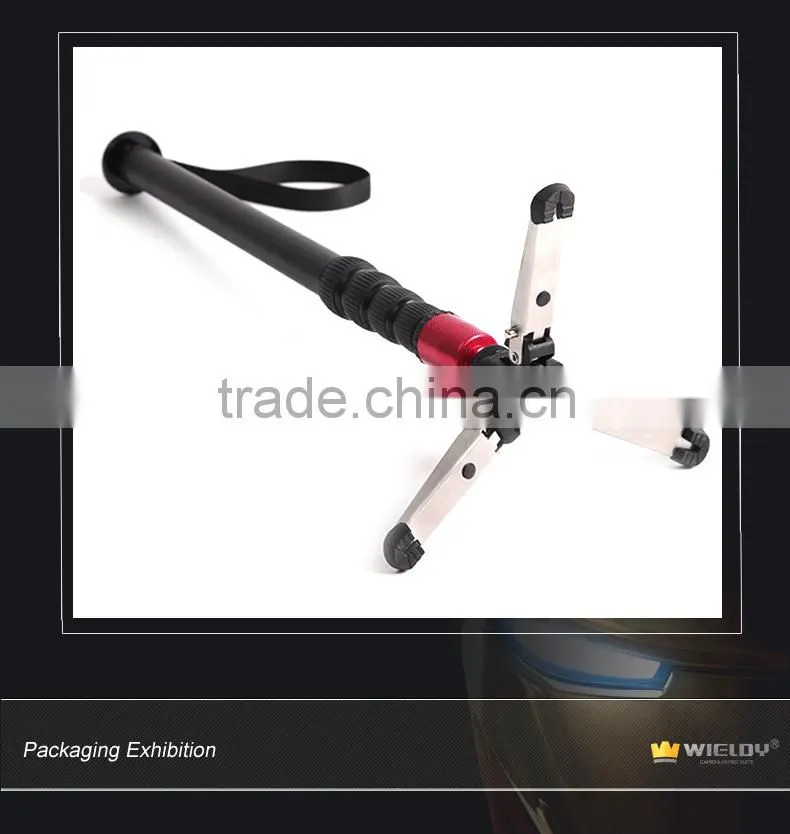 factory supply carbon fiber Black Monopod / Unipod for DSLR camera video