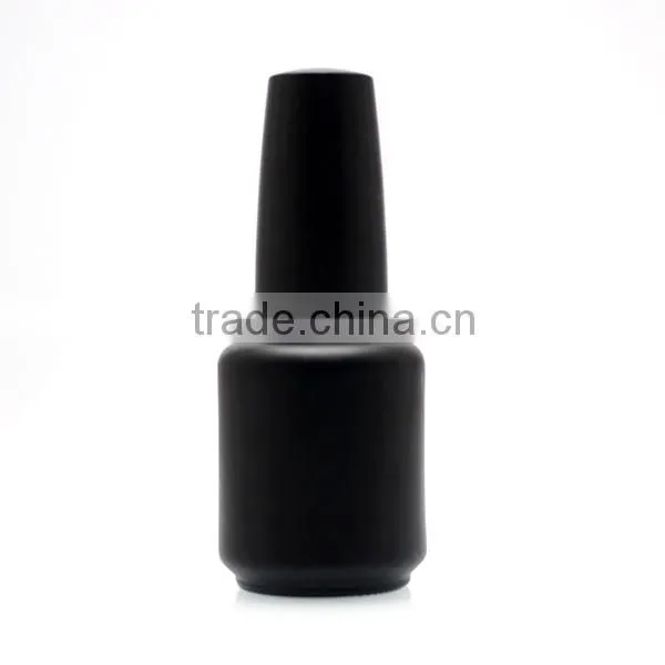 5ml round empty UV gel nail polish bottle with aluminum cap and brush