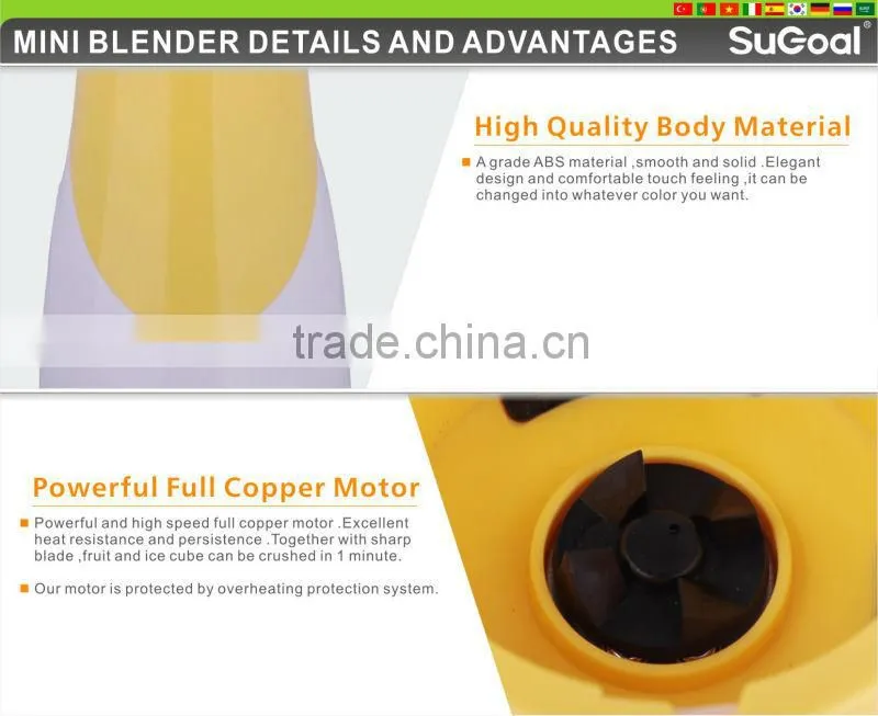 2015 home appliances wholesale portable blender