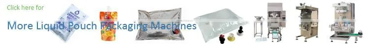 Automatic sauce Laminate Heat sealable pouch mineral water packing machine