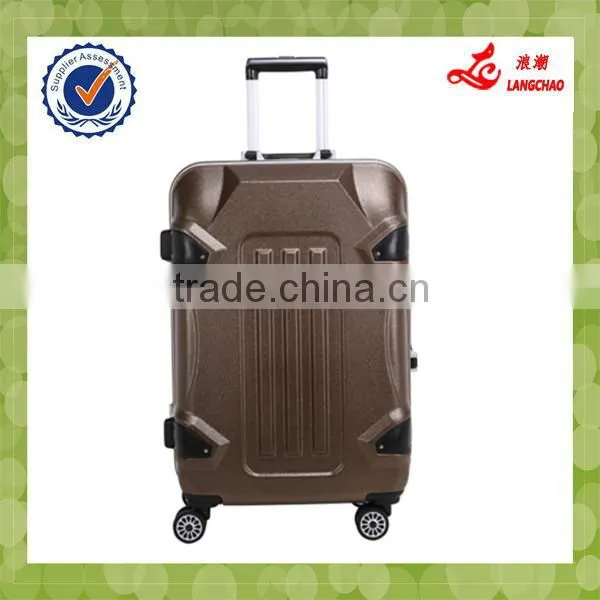 Different Colors China Supplier Eminent Aluminum Trolley Beauty Case PC Luggage Set