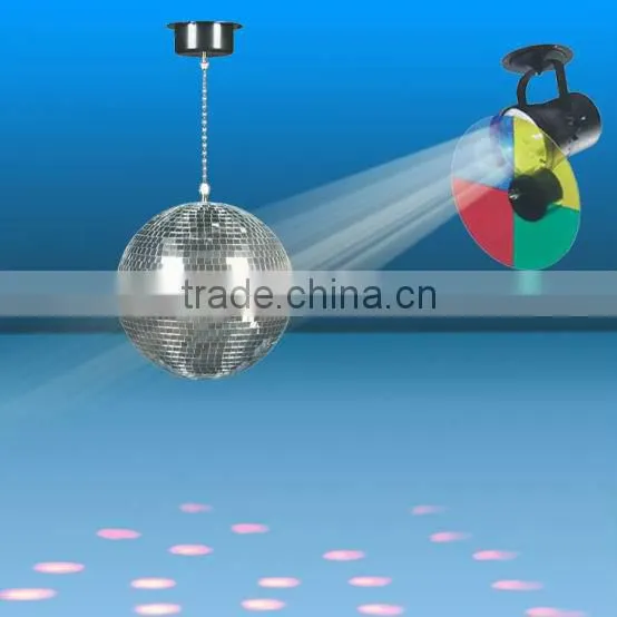 load 3kg small ac motor 1.5/3/5rmp low speed electrical motor 8" mirror ball motor