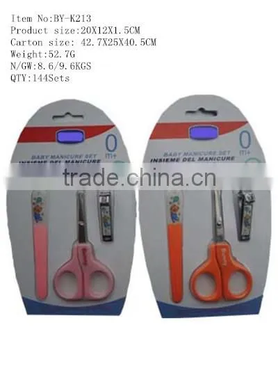 Nice Baby safe nail care manicure Set