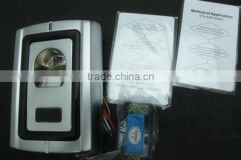 Metal Shell Fingerprint Reader with IR Remote Control, Biometric Fingerprint Reader