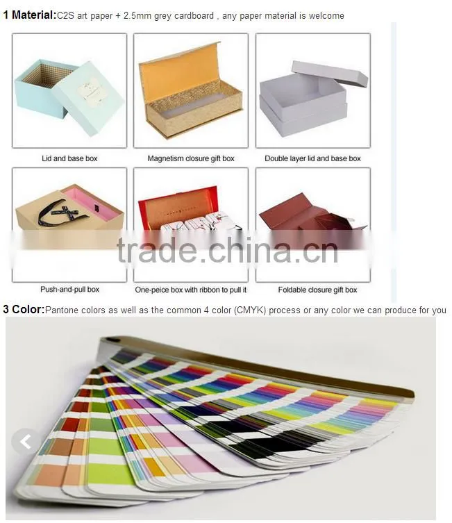 handmade top-grade empty tea box