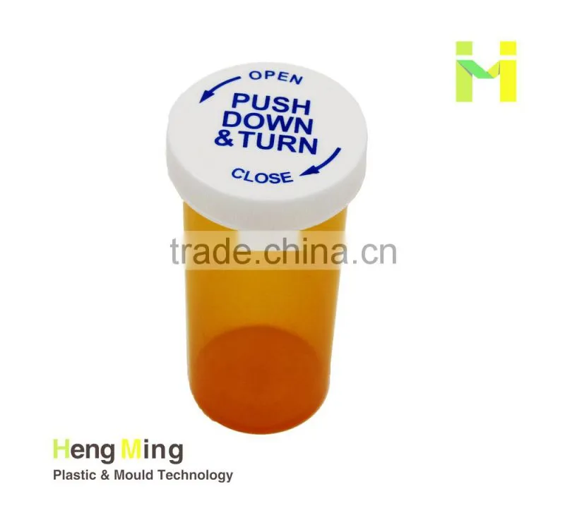 30Dr tablet vials with clip on cap