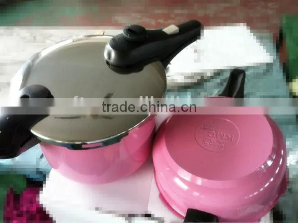 100% safty guarantee 304 s/s prestige cookware set with long bakelite handle ASB 4L+7L