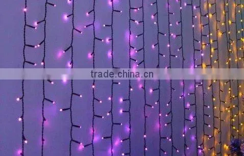 gorgeous purple led curtain light for decoration