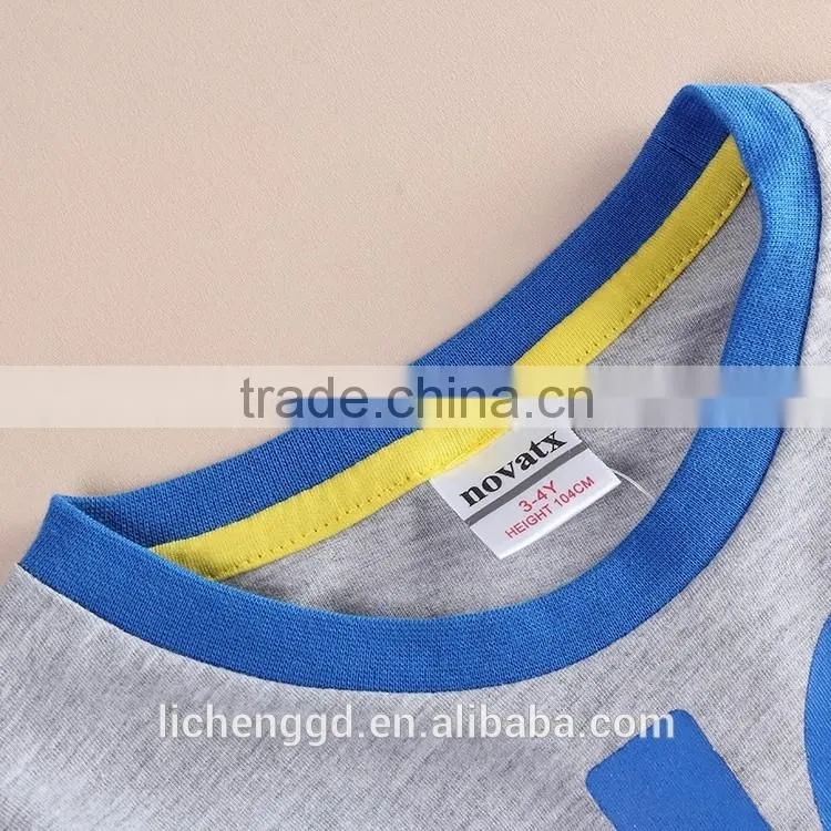 (A6412) 2-6Y Nova t shirts boys baby clothing spring/autumn t shirt 100%cotton kids new winter t shirts children casual wear