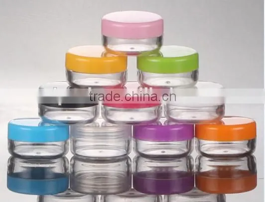 PET jar with aluminium cap, cosmetic cream jar,60ml,100ml,120ml