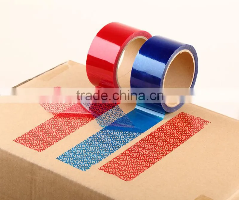 Tamper evident security tapes