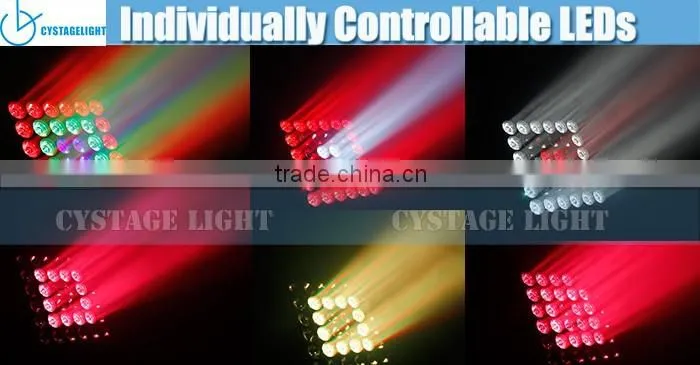 36X12W RGBW 4 IN 1 LED Wash Moving Head Matrix Light