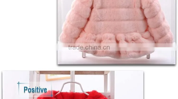 children purple color parka fur jacket