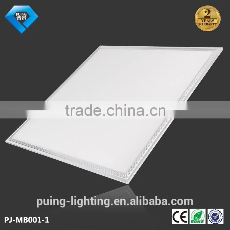 Guzhen led lighting Ultra thin warm white square led panel light 60x60 cm