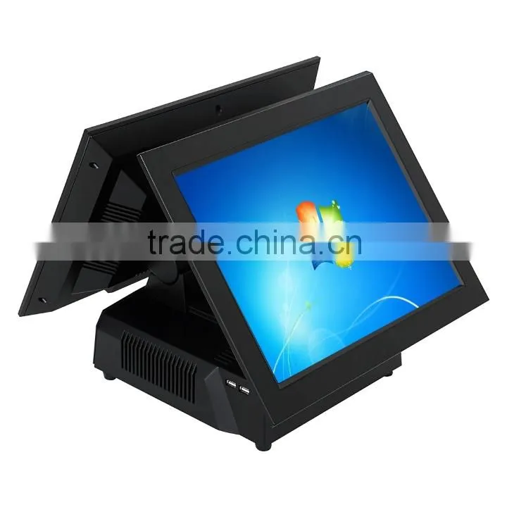 IZP015 2015 Pos All In One Pos System Dual Screen Lowest Price