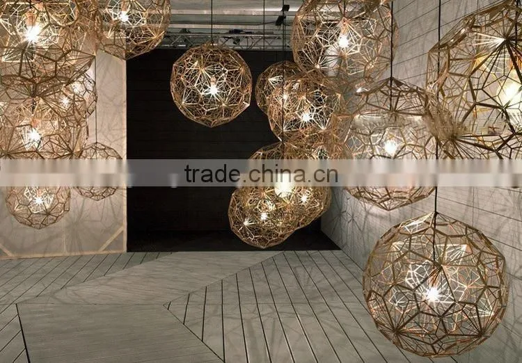 Unique Design Decorative Pendent Light Stainless steel Ball Pendent Lamp