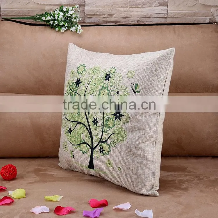Line Tree Home Decor Pillow