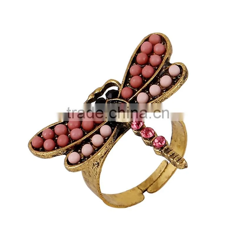Fashion Jewelry Ring Alloy Anti Silver Plated Cute Animal Tortoise Ring for Women