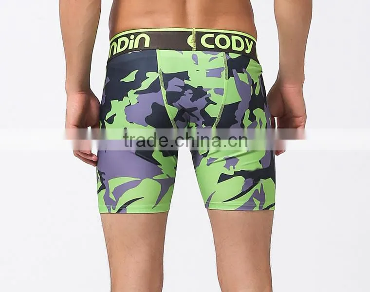Camo Compression Running Men Shorts Quick-Dry Underwear Breathable Outdoor Sports Tights Basketball Fitness Training