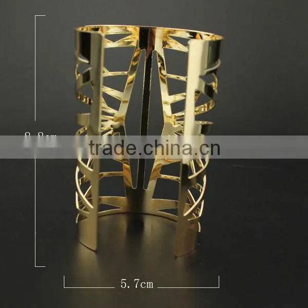 gold metal cuff bracelet blank, heavy metal bracelets