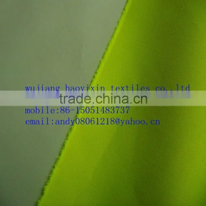 150D FDY Oxford Coating and Fluorescent Fabric