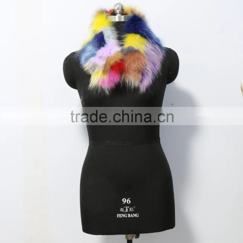 RC05 Full raccoon fur collar high quality