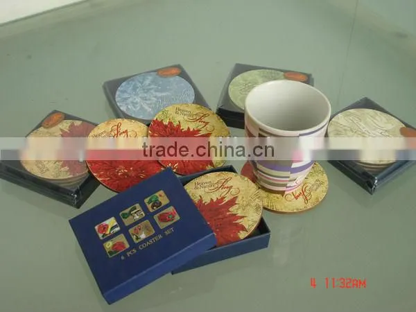 promotional square cork coaster