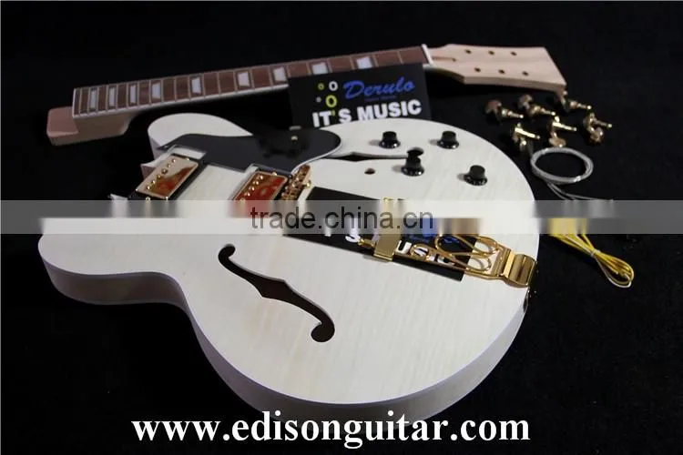 High Quality Hot Sale Unique Design Jazz Electric Guitar Kit MX-014