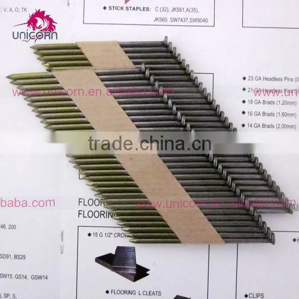 28-34 degree paper collated strip nails