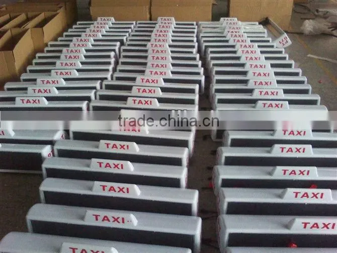BUS /taxi/car indoor outdoor sign .led taxi signs display/led taxi top sign