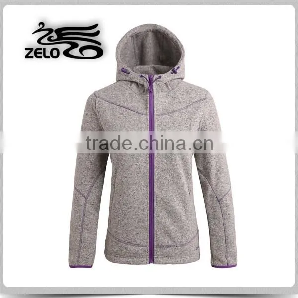 Slim design waterproof winter softshell jacket for women