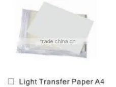 High Quality Light Heat Transfer Paper A4 Size From Brightness