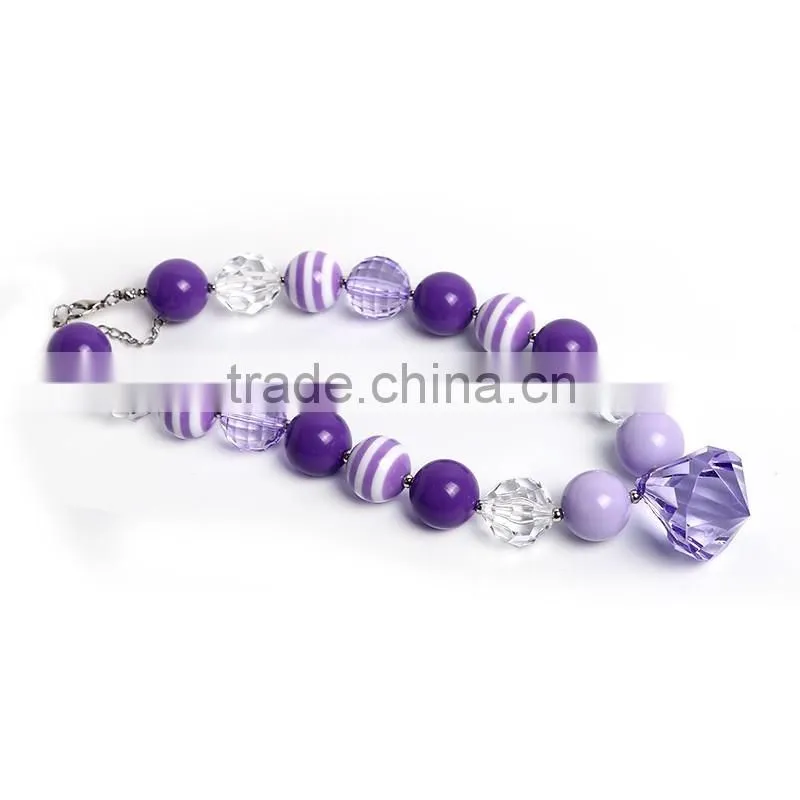 wholesale cheap necklaces for baby girls baby purple fashion necklace