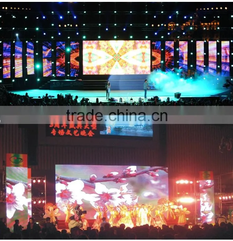 2016 Indoor led P18.75 curtain screen/Wholesale pioneer dj screen/wedding stage backdrop light display