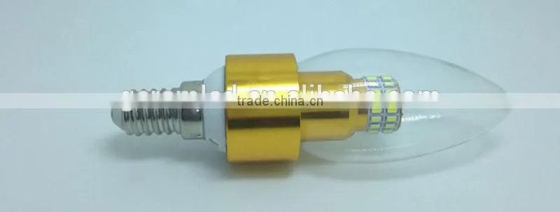 Best price 360 degree led candle light CE ROHS 5W 500lm warm white led candle light