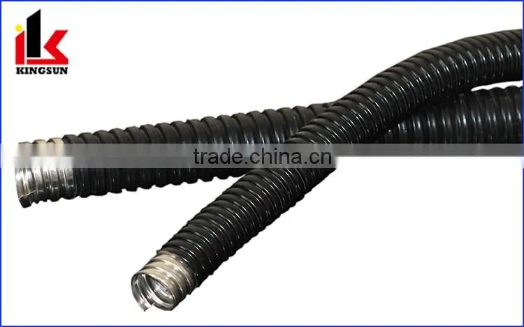 PVC coated flexible corrugated electrical conduit pipes