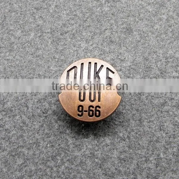OEM garment accessories shank jean button