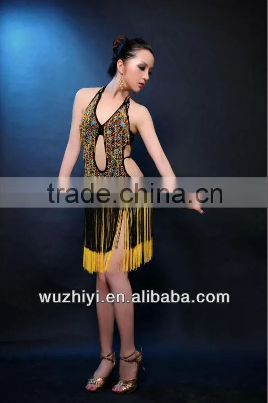 Latin Ballroom Dance Dress Free Size Belly Dance Costumes