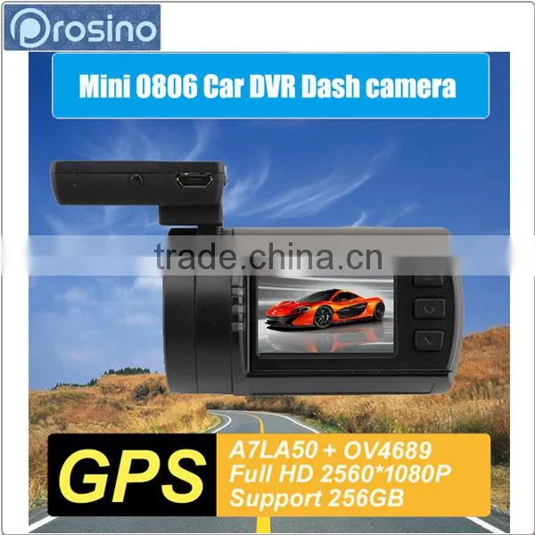 High resolution full HD with OV4689 sensor Ambarella A7LA50 chipset mini 0806 car dvr