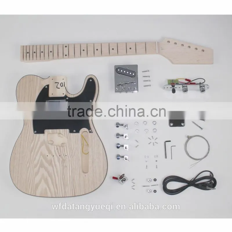High quality unfinished cheap diy electric guitar kits