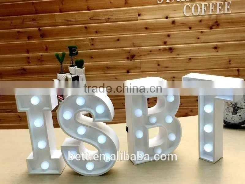direct manufacture of channel letter light vintage sign wedding light