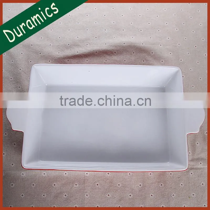 Rectangular baking dish stoneware bakeware