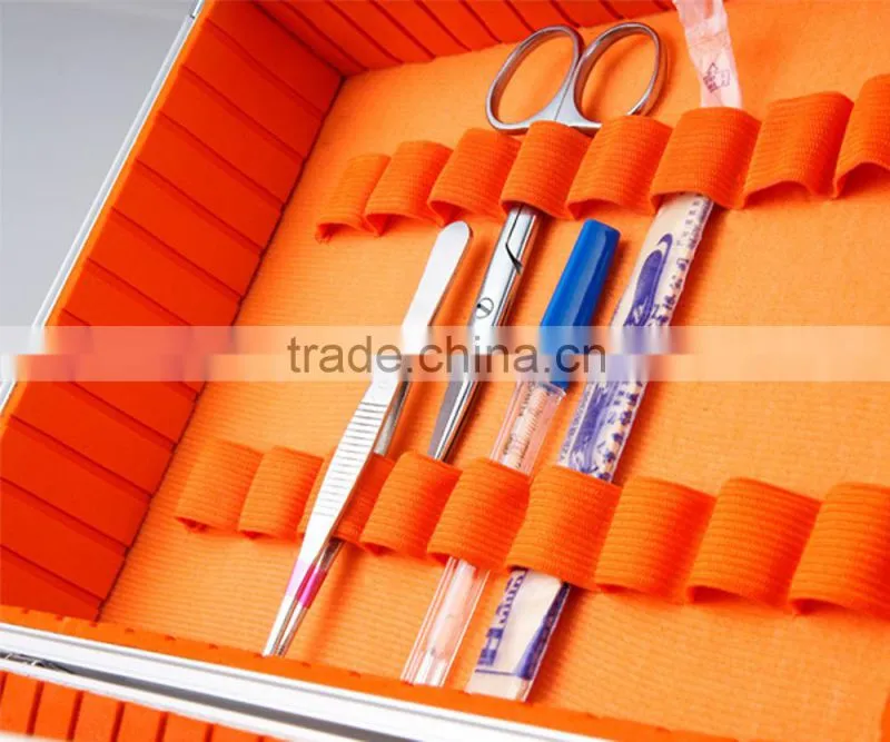 Aluminum metal emergency first aid kit
