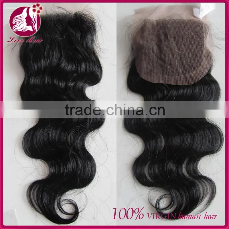 2015 Hot Sale 4*4 Lace Closure Malaysian Hair Lace Closure