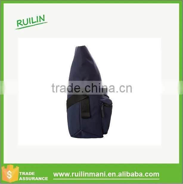 New Leisure Fresh leaked memorandum 15" laptop messenger satchel midnight blue shoulder bag with Two front exterior zip pockets